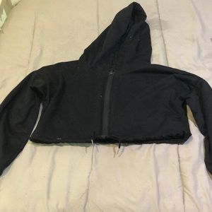 Cropped hoodie